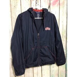 Catalina Size XL Windbreaker Jacket Hooded Navy & Red ❤️❤️